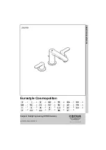 Preview for 1 page of Grohe Eurostyle Cosmopolitan 20 208 Manual