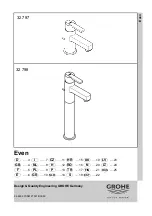 Preview for 1 page of Grohe Even 32 797 Manual