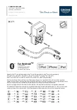 Preview for 1 page of Grohe F-DIGITAL DELUXE 36 371 Installation Instructions Manual