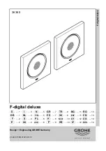 Preview for 23 page of Grohe F-DIGITAL DELUXE 36 371 Installation Instructions Manual