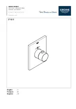 Preview for 48 page of Grohe F-DIGITAL DELUXE 36 371 Installation Instructions Manual