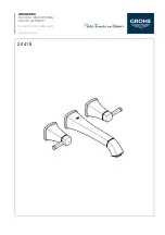 Grohe GRANDERA 20 416 Quick Start Manual preview