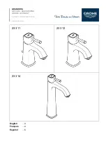 Grohe GRANDERA 23 311 Instructions Manual preview