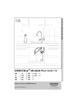 Предварительный просмотр 1 страницы Grohe GROHE Blue UltraSafe Pure 31 328 Manual