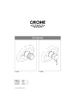 Preview for 1 page of Grohe Grohmix 19 231 Quick Start Manual