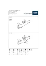 Grohe GROHTERM 1000 COSMOPOLITAN 34 065 Manual preview