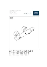 Preview for 1 page of Grohe GROHTHERM 3000 COSMOPOLITAN 34 274 Manual