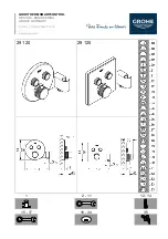 Grohe GROHTHERM SMARTCONTROL 29 120 Manual preview