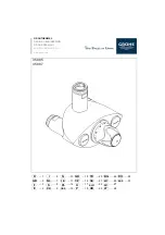 Preview for 1 page of Grohe GROHTHERM XL 35 085 Manual