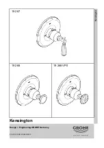 Предварительный просмотр 1 страницы Grohe Kensington 19 267 Instructions