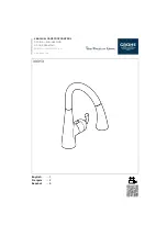 Preview for 1 page of Grohe LADYLUX 3 CAFE FOOT CONTROL 30 313 Manual