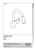 Preview for 1 page of Grohe Ladylux Cafe Manual