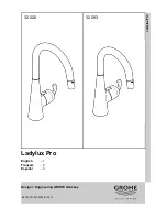 Grohe Ladylux Pro User Manual preview