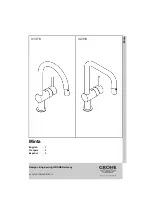 Grohe Minta 31 378 Manual preview