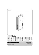 Grohe Ondus 36 067 Manual preview