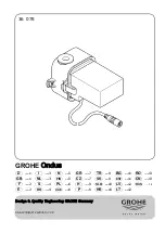 Grohe Ondus 36078 000 Manual preview