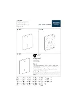 Предварительный просмотр 1 страницы Grohe TECTRON 37 505 Manual