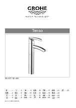 Preview for 1 page of Grohe Tenso 32 427 Installation Instructions Manual