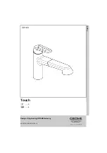 Preview for 1 page of Grohe Touch 30 183 Installation Instructions Manual