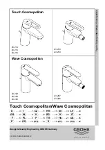 Grohe Touch Cosmopolitan 23 214 Installation Instructions Manual preview