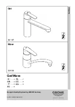 Grohe Wave 33 935 Manual preview