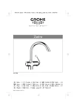 Grohe Zedra 33738 User Manual предпросмотр