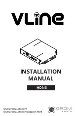 Предварительный просмотр 1 страницы GROM Audio Vline HON3 Installation Manual