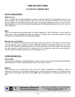 Preview for 5 page of Grommes~Precision Precision Electronics G228 Instruction Manual