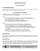 Preview for 6 page of Grommes~Precision Precision Electronics G228 Instruction Manual