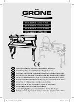 Preview for 1 page of Gröne 2536-840600 Operating Instructions Manual