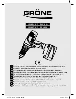 Предварительный просмотр 1 страницы Gröne GD 18 XL User Manual