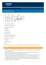 Предварительный просмотр 7 страницы Gröne Sensia ARENA 39354SH0 User Manual