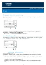 Предварительный просмотр 62 страницы Gröne Sensia ARENA 39354SH0 User Manual