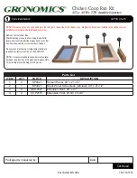 Preview for 1 page of Gronomics CCPCR 45-45 Assembly Instruction