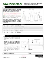 Gronomics MFRGB 24-48-18 Assembly Instruction предпросмотр