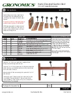 Preview for 1 page of Gronomics REGB 34-48 Assembly Instruction