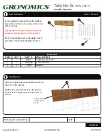 Preview for 1 page of Gronomics TNK 48-80 Assembly Instruction