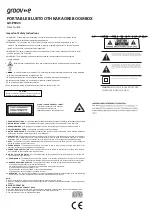 Предварительный просмотр 1 страницы Groov-e GV-PS923 User Manual