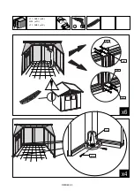 Preview for 52 page of Grosfillex ABRI DECO 4.9 Assembly Instructions Manual