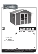 Grosfillex BASIC HOME 11 Assembly Instructions Manual preview