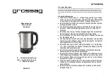 grossag WK 30.07 Instructions For Use Manual preview