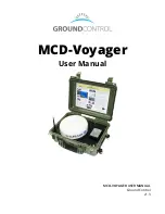 Ground Control MCD-Voyager User Manual preview