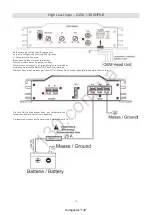 Preview for 11 page of Ground Zero GZIA 1.300HPX-B Owner'S Manual