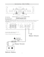 Предварительный просмотр 13 страницы Ground Zero GZIA 1.600HPX-II Owner'S Manual