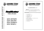 Preview for 15 page of Ground Zero GZIA 2075HPX Owner'S Manual