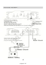 Preview for 14 page of Ground Zero GZIA 2130HPX Owner'S Manual