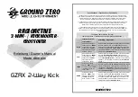 Preview for 1 page of Ground Zero GZMW 200NEO Owner'S Manual