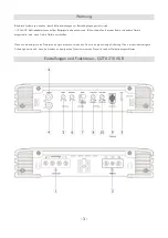 Предварительный просмотр 3 страницы Ground Zero GZTA 2155X-B Owner'S Manual