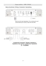 Предварительный просмотр 7 страницы Ground Zero GZTA 2155X-B Owner'S Manual