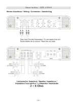 Предварительный просмотр 11 страницы Ground Zero GZTA 2155X-B Owner'S Manual